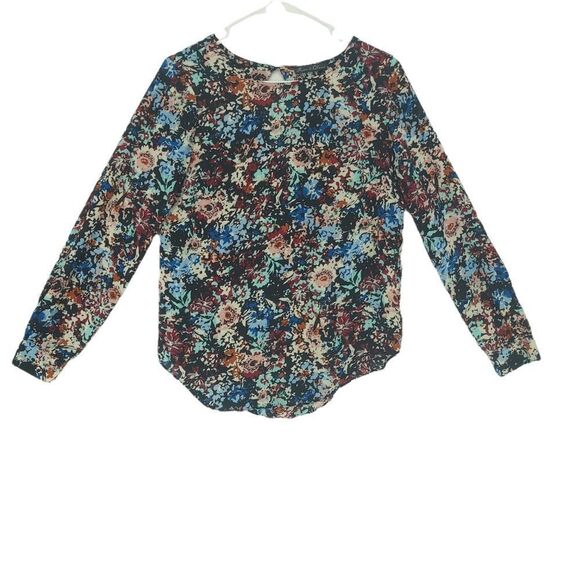 Rose & Olive Small Floral Chiffon Blouse - Picture 1 of 5